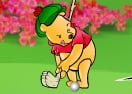 Pooh Bear and Golfer