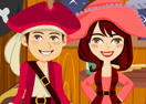 Pirate Couple Kiss