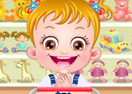 Baby Hazel in Kitchen