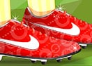 Fan Shoe Decor