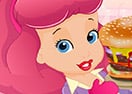 Baby Boo Cooking Big Burger