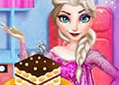 Elsa Cooking Tiramisu