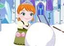 Baby Anna Make A Snowman