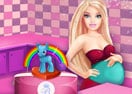 Pregnant Barbie Cooking Pony Cake