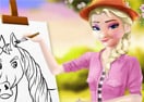 Elsa Drawing Teacher