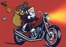 Papai Noel Motocross em Ação