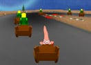 Corrida de Kart com o Patrick