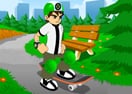 Ben 10 Skateboarding