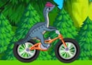 Dinosaur Bike Stunt