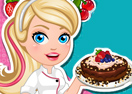 Chef Barbie Chocolate Cheesecake