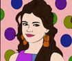 Selena Gomez Online Coloring