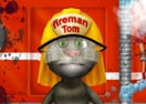 Talking Tom Firetruck Washing