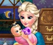 Elsa Frozen Baby Feeding