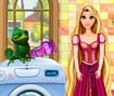 Rapunzel Washing Clothes