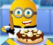 Minion Cooking Banana Cake