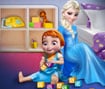 Elsa Playing With Baby Anna