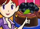 Play Sara’s Cooking Class: Chocolate Blackberry Cheesecake