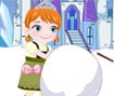 Baby Anna Make A Snowman