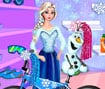 Elsa And Olaf Bike Decor