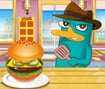 Perry Cooking American Hamburger