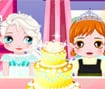 Baby Elsa Birthday Cake