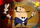 Moustachini the Rabbit Showman