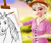 Elsa Drawing Teacher