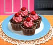 Cupcakes de Chocolate com Framboesa: Aula de Culinária da Sara