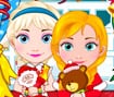 Bebês Elsa e Anna - Compras de Natal