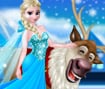 Rudolph and Elsa in the Frozen Forest