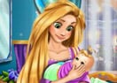 Cuidando da Bebê da Rapunzel