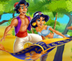 Jasmine And Aladdin Kissing