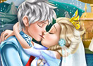 Ice Queen Wedding Kiss