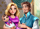 Rapunzel And Flynn Happy Family - Jogos Online