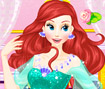 Ariel Wedding Hairstyle And Dress