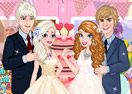 Elsa And Anna Wedding Party