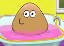 Pou Baby Bathing