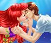 Ariel And Prince Underwater Kissing