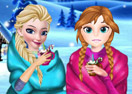 Frozen Sisters Winter Holiday