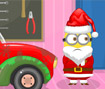 Santa Minion Christmas Car