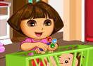 Dora Baby Caring Slacking