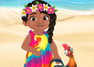 Baby Moana Gets Tidy