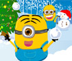 Minions Christmas Snowball Wars