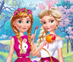 Anna And Elsa Easter Fun