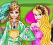 Princesses Kimono Vs Cheongsam