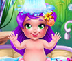 Mermaid Baby Bath