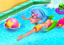 Galaxy Girl Swimming Pool