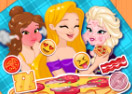 Disney Princesses Pizza Party