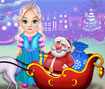 Little Elsa Clean Christmas Carriage