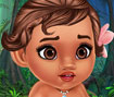 Baby Moana Face Art